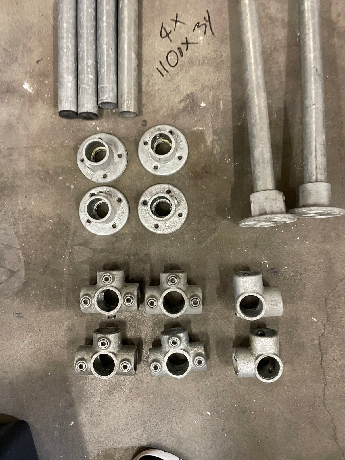 Steigerbuis 34mm met diverse koppelingen, Ophalen, Gebruikt, Overige typen, Minder dan 2 meter