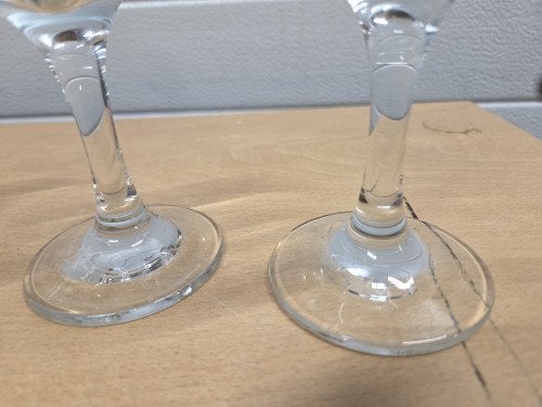 wijnglazen elegant met druppel gegraveerd, Verzamelen, Ophalen of Verzenden, 'T Olde Gre-j, Info@toldegrej.nl, Endepoelstraat 20f Didam