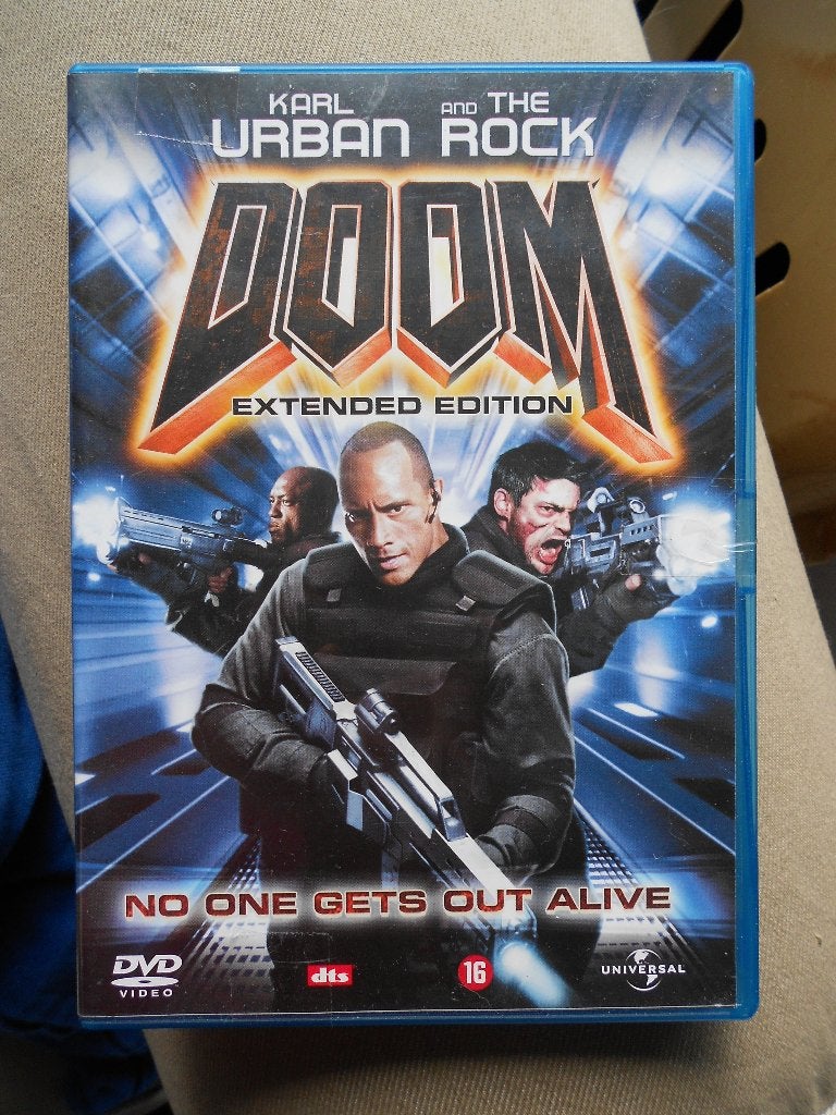 DVD DOOM extended edition no one gets out alive - Scarface, Vanaf 16 jaar, Ophalen, Gebruikt, Actie