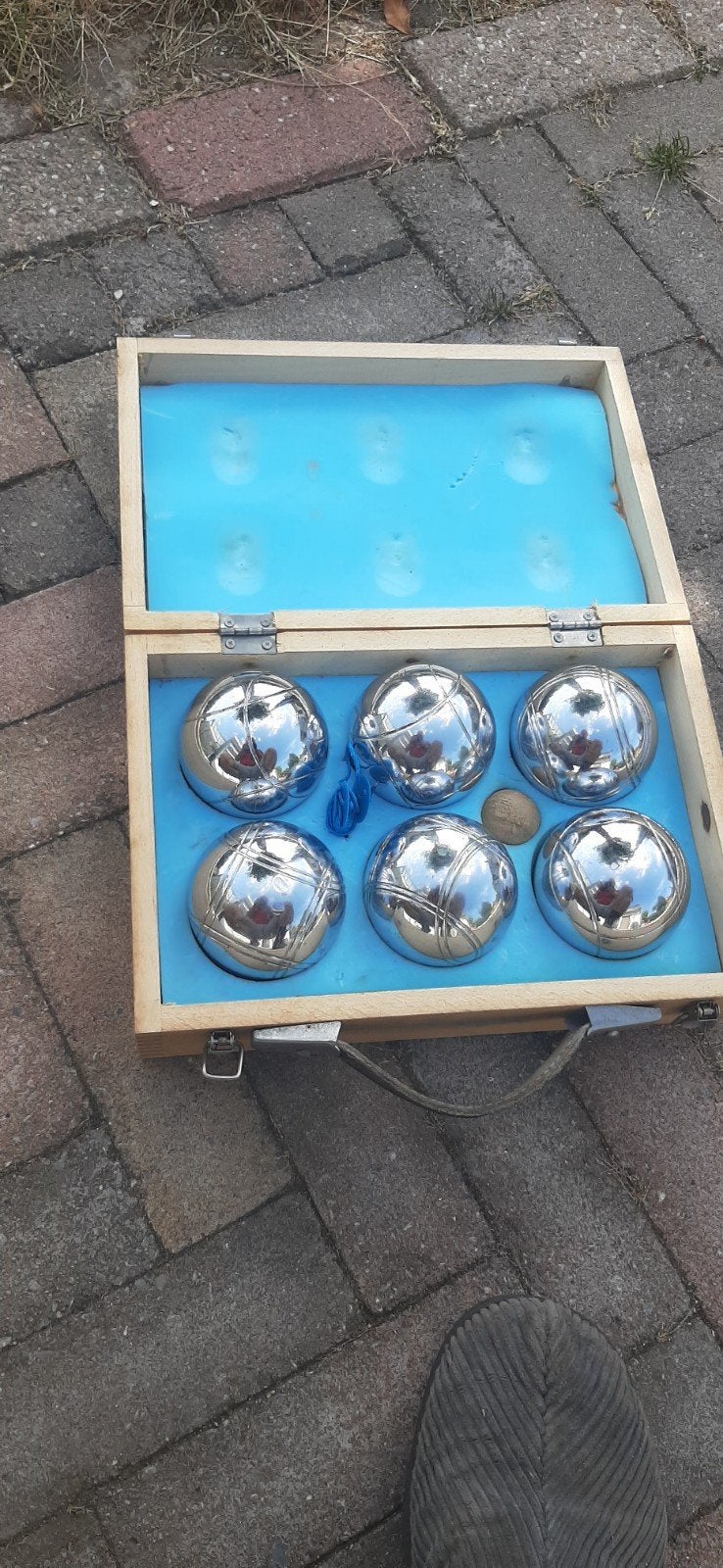 Jeu de boules set, Ophalen, Gebruikt