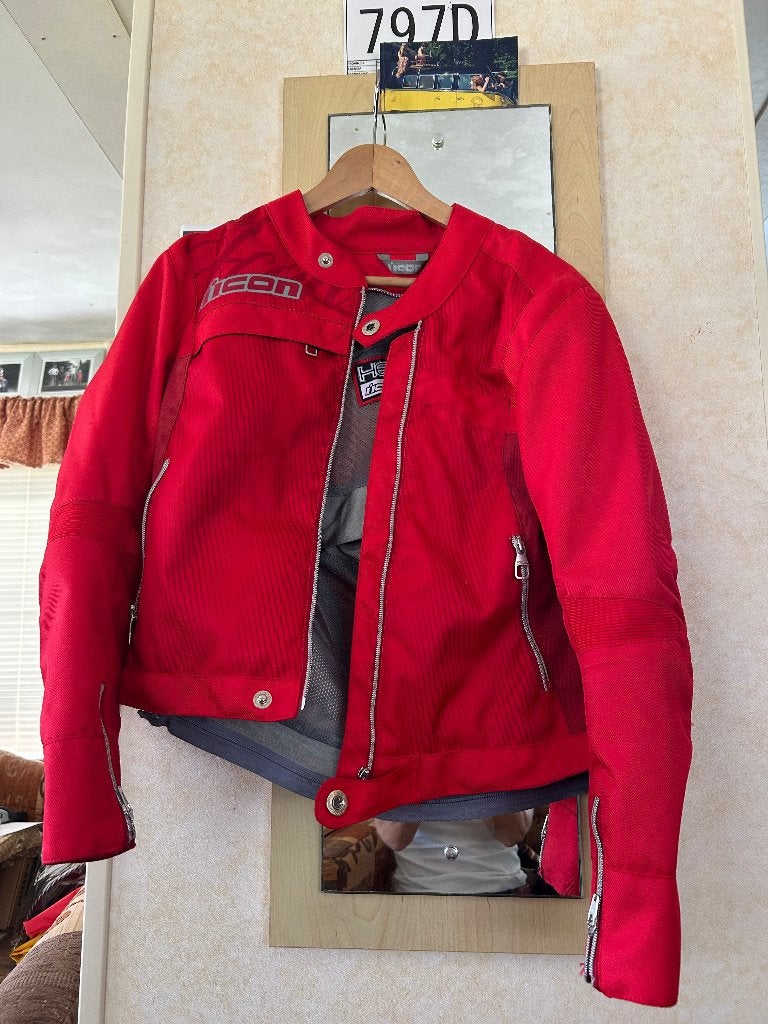 Dames Motorjas Textiel Icon Hella2, Motoren, Ophalen, Jas | textiel, Icon, Dames