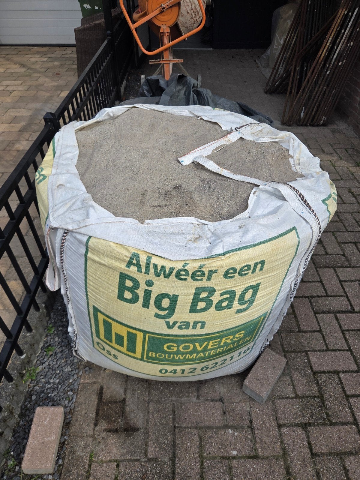 1 Kuub Metselzand In Big Bag, Tuin en Terras, Ophalen, Nieuw, Metselzand