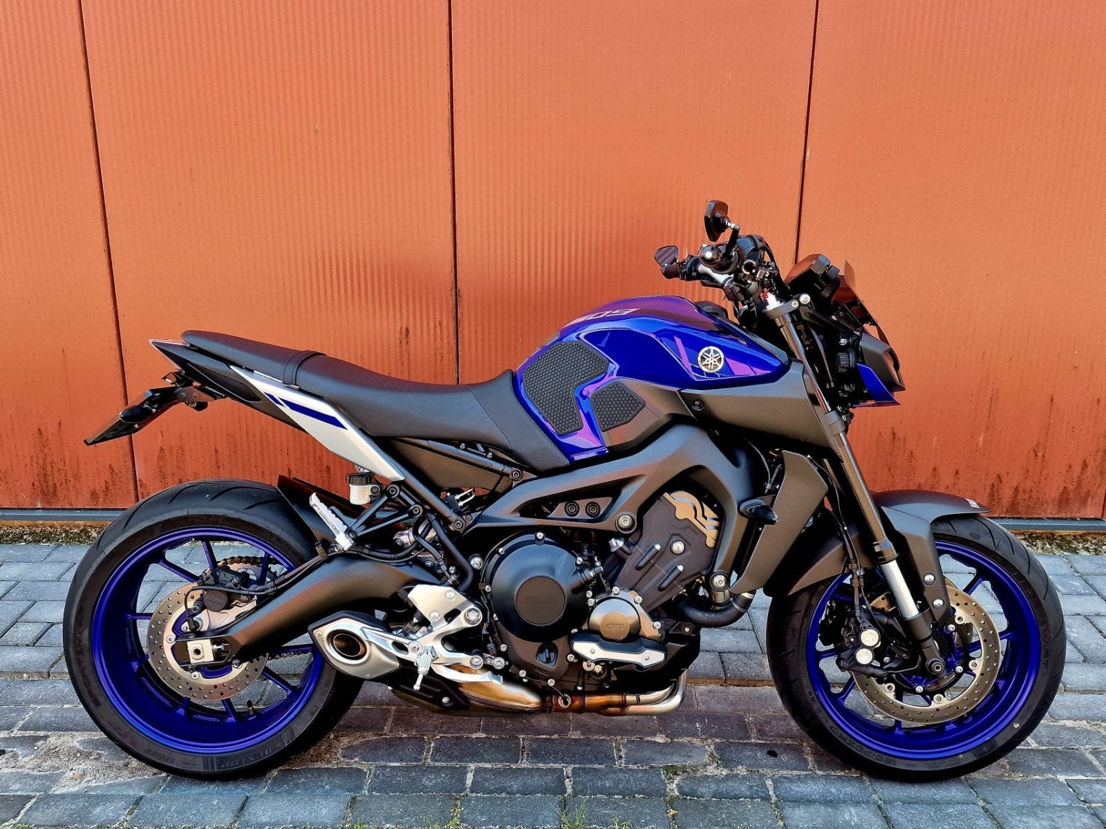 Yamaha MT-09 2017 - 12.200km - Blauw - ABS, Motoren, Traction Control, Occasion, 899 cc, Motorrijbewijs A