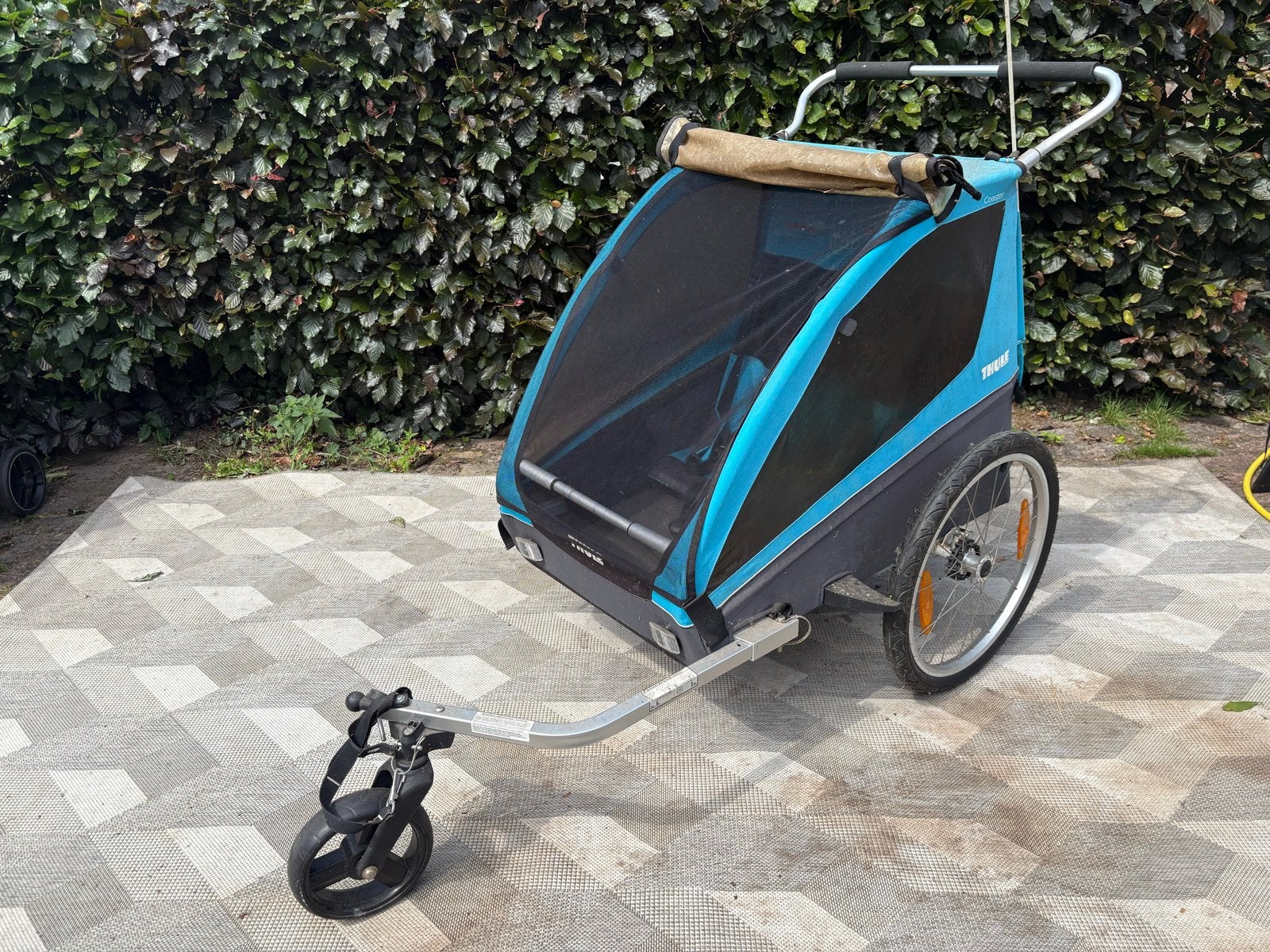 Thule Coaster XT fietskar/wandelwagen - opknapper, Ophalen, Gebruikt, Kinderkar, 40 tot 60 kg
