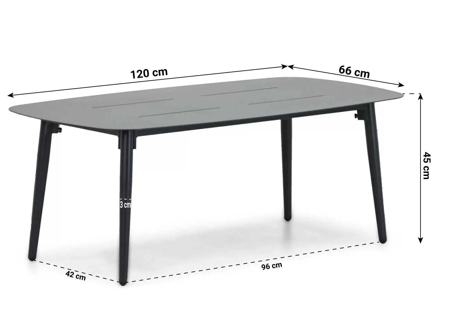 Nieuwe rechthoekige tuintafel, Tuin en Terras, Ophalen, Nieuw