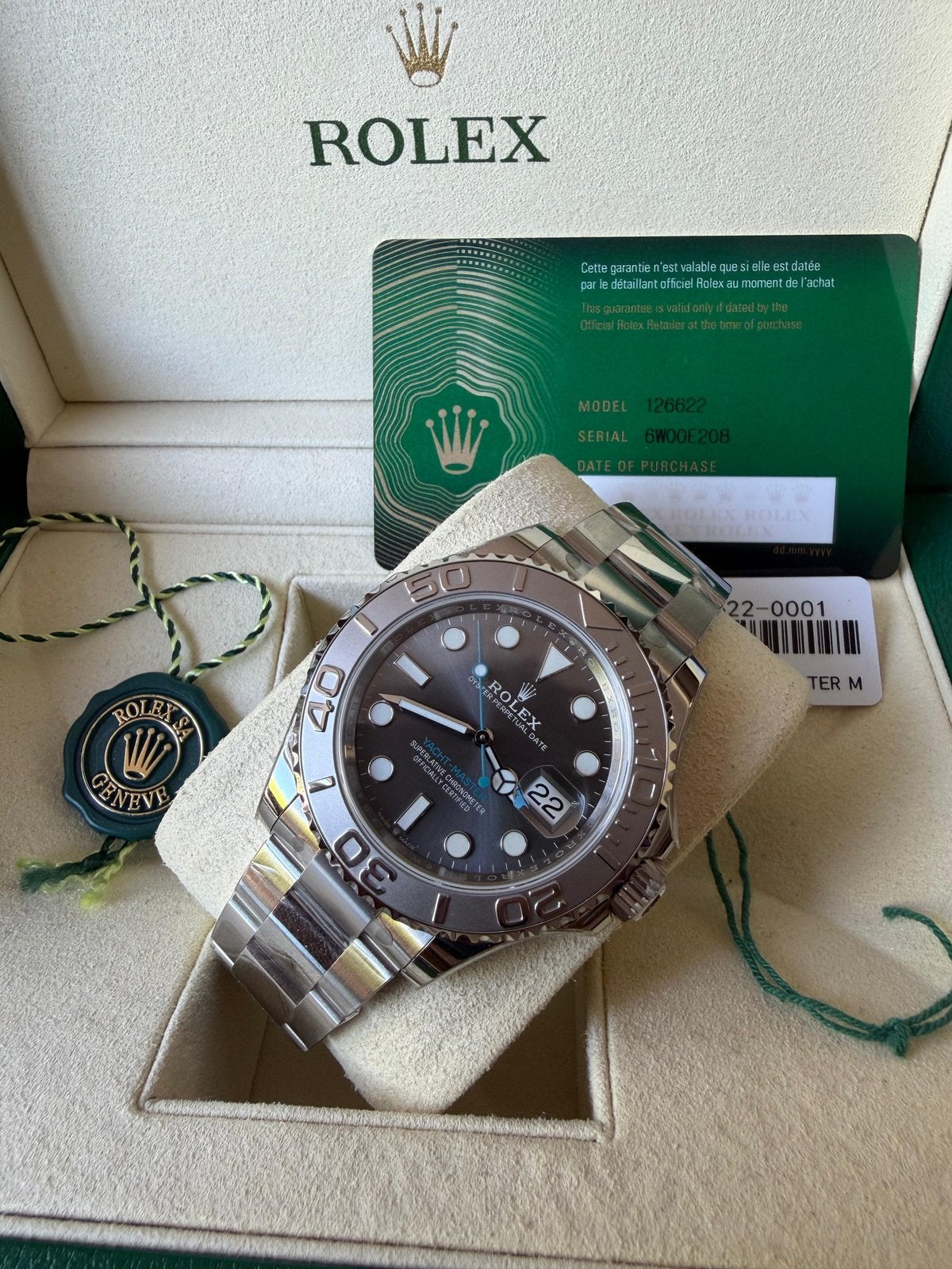 Rolex Yacht-Master Rhodium Blue, Staal, Polshorloge, Nieuw, Ophalen of Verzenden