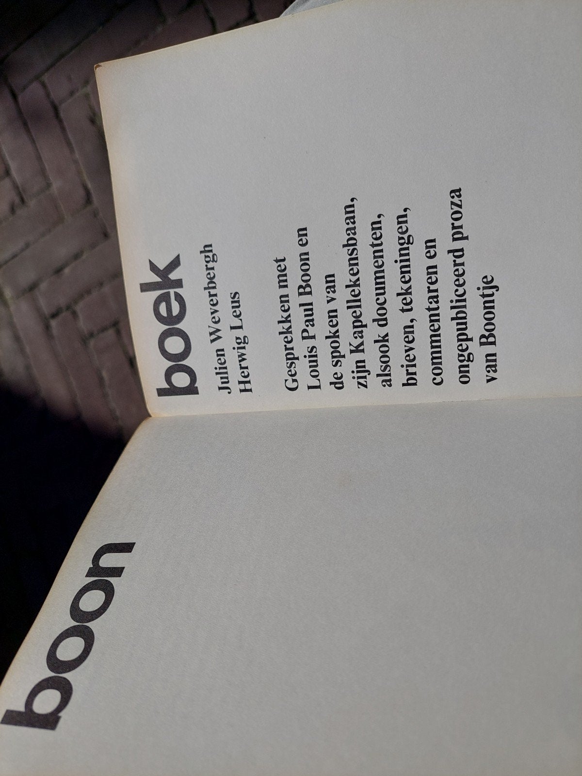 Boonboek: Gesprekken, documenten en ongepubliceerd proza, Gelezen, België, Louis Paul Boon, Ophalen of Verzenden