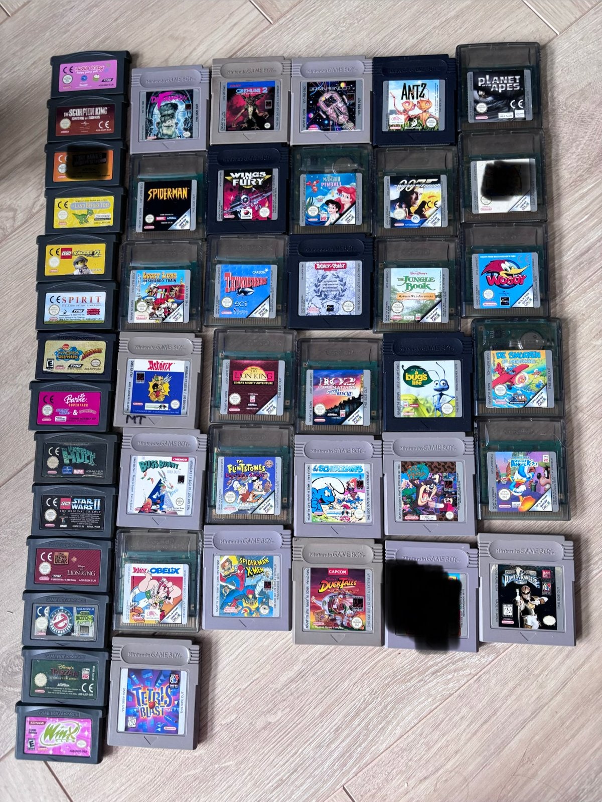 GAMEBOY SPELLEN OA GHOSTBUSTERS, ASTERIX, ANTZ, JUNGLEBOOK, Ophalen of Verzenden, Zo goed als nieuw