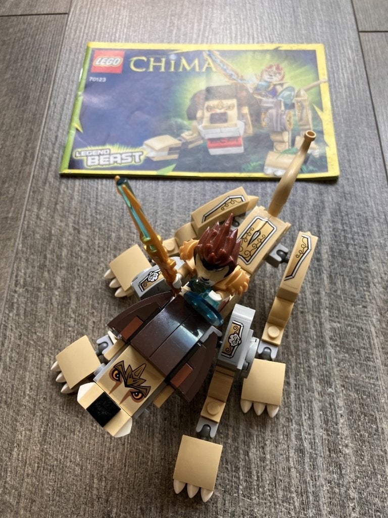 LEGO Chima Leeuw Legendebeest - 70123, Overige thema's, Lego, Compleet, Ophalen of Verzenden