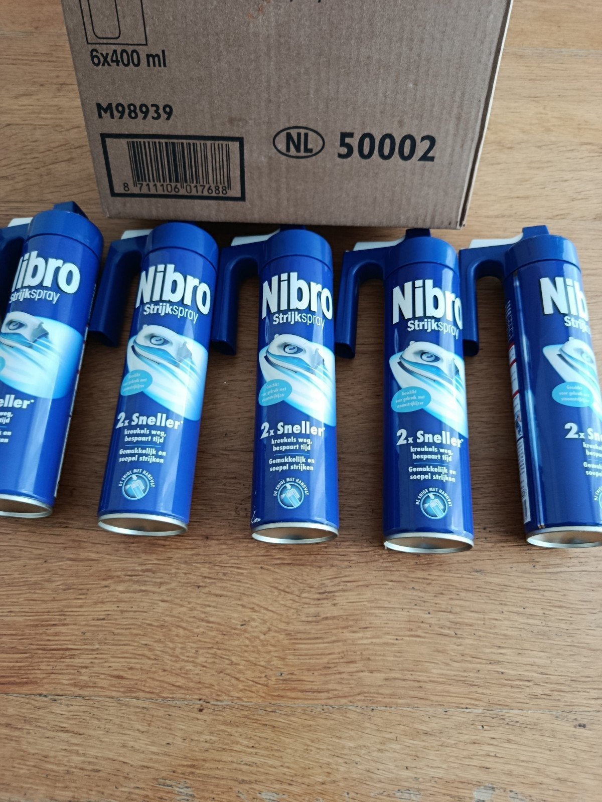 NIBRO Strijkspray - 400ml - Maakt strijken makkelijker, Ophalen, Nieuw