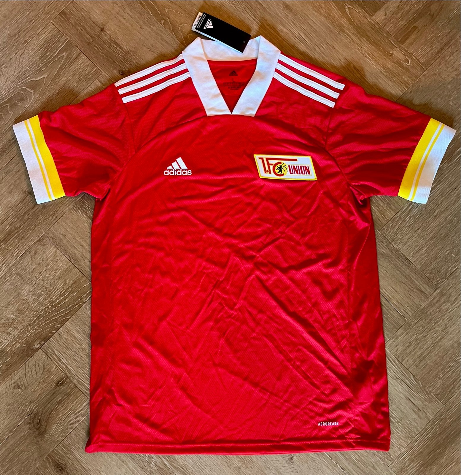 FC Union Berlin Thuisshirt 2020/21 - Maat M - Nieuw, Kleding | Heren, Maat 48/50 (M), Nieuw, Ophalen of Verzenden, Voetbal
