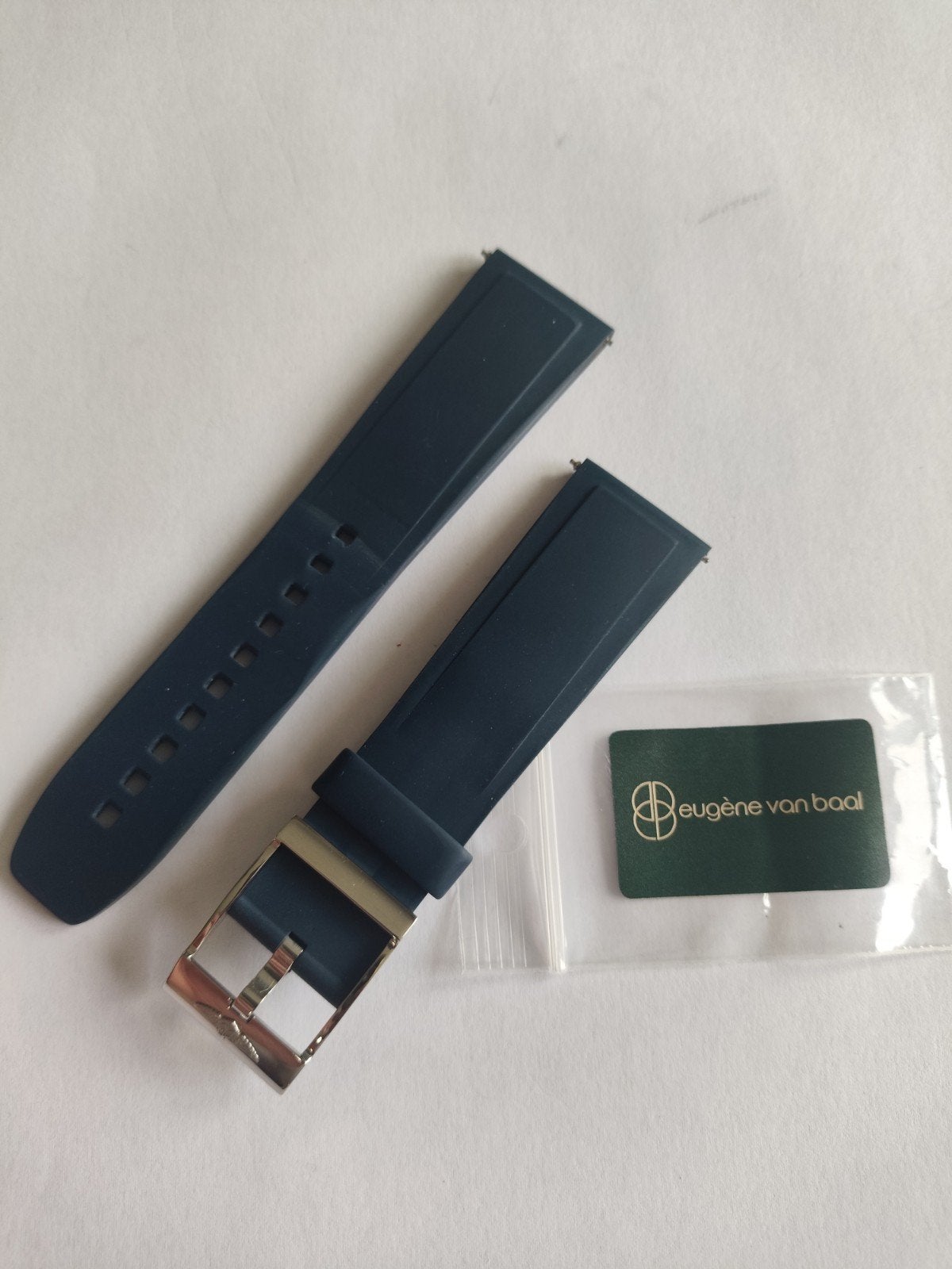 T.k. originele Breitling rubberen horloge band+gesp, 24mm., Ophalen of Verzenden