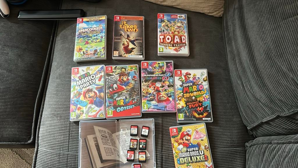 Nintendo Switch Spellen: Mario, Pokémon, Overcooked, It Take, Spelcomputers en Games, Games | Nintendo Switch, Eén computer, Ophalen of Verzenden
