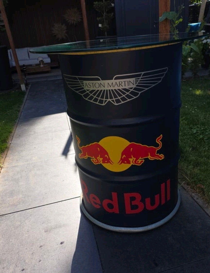 Red Bull Aston Martin statafel met nummer 33, Huis en Inrichting, Ophalen, Gebruikt