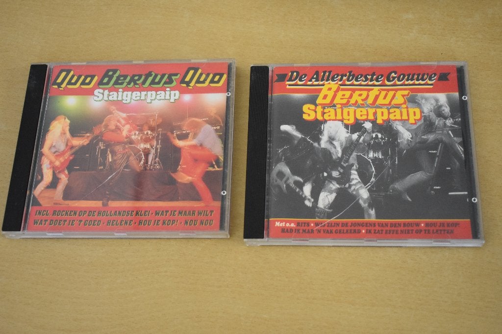Bertus Staigerpaip 2 cd's, Ophalen of Verzenden, Gebruikt, Poprock
