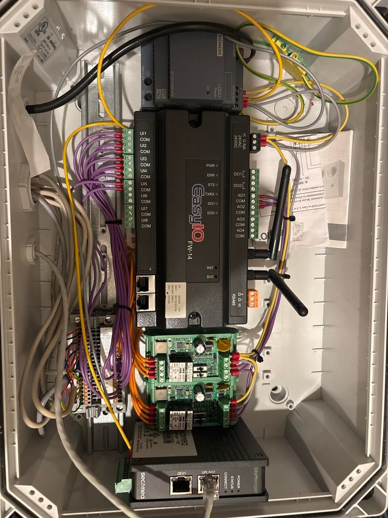 Brandmeldinstallatie - Compleet systeem, Doe-het-zelf en Verbouw, Alarmsystemen, Ophalen of Verzenden, Zo goed als nieuw, Compleet systeem