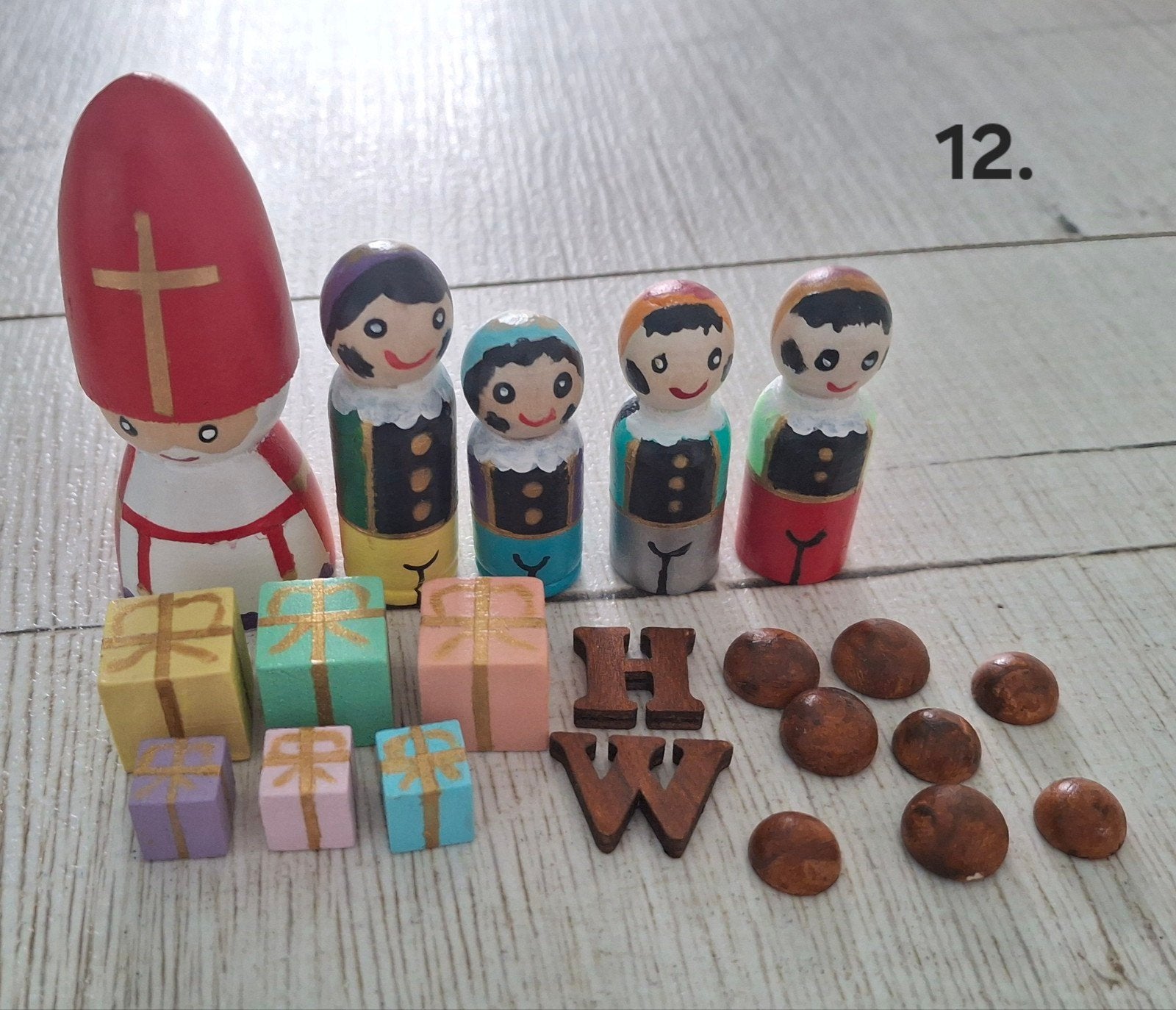 pegdolls Sint met pietjes en accessoires, Ophalen of Verzenden, Nieuw, Overige typen