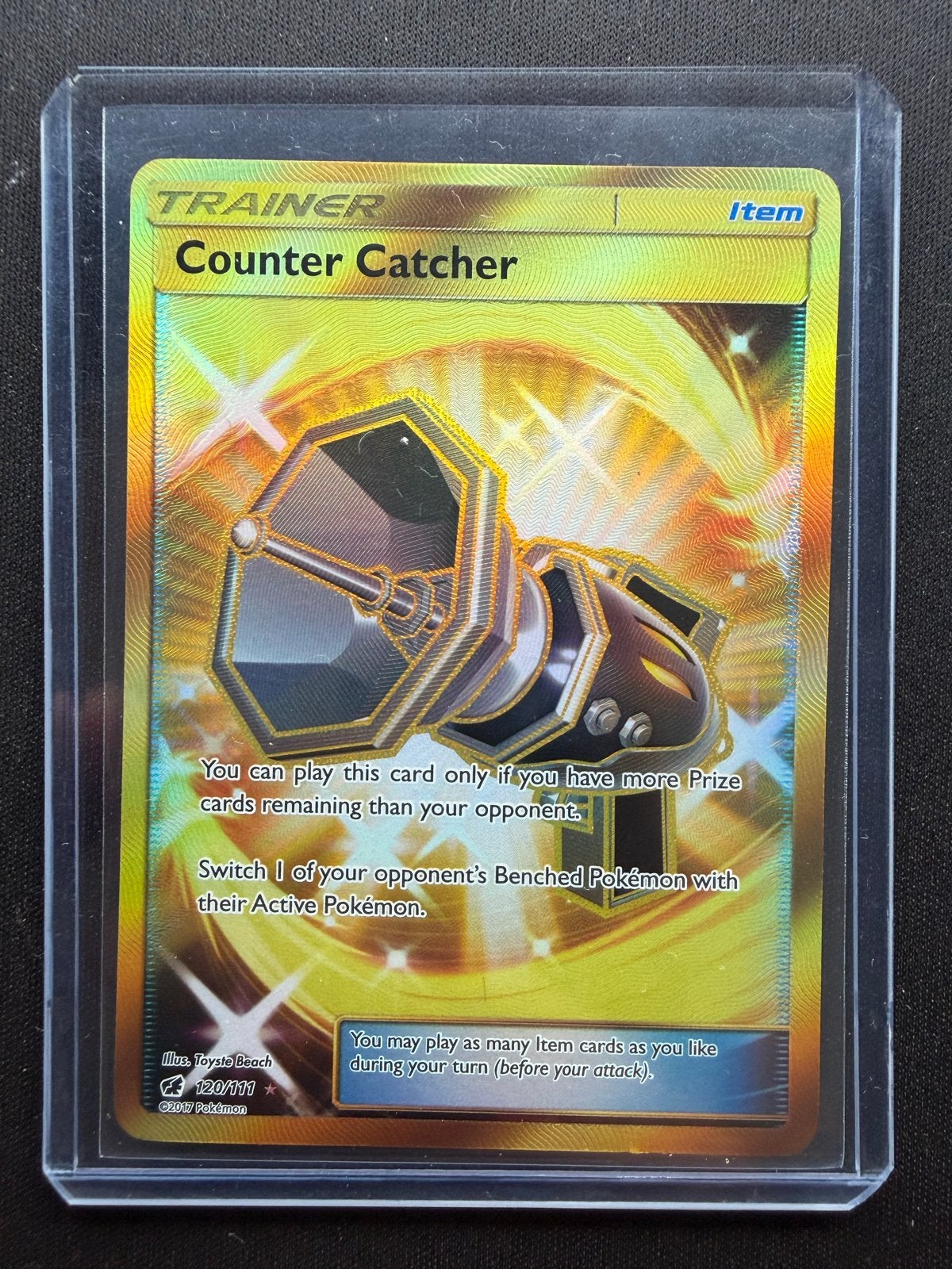 Counter Catcher 120/111, Ophalen of Verzenden, Zo goed als nieuw, Losse kaart, Foil