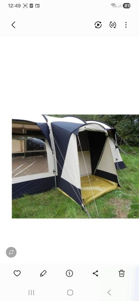 Obelink Amazonas 600 tunneltent met extra luifel (m2398818951) — Tenten — Marktplaats