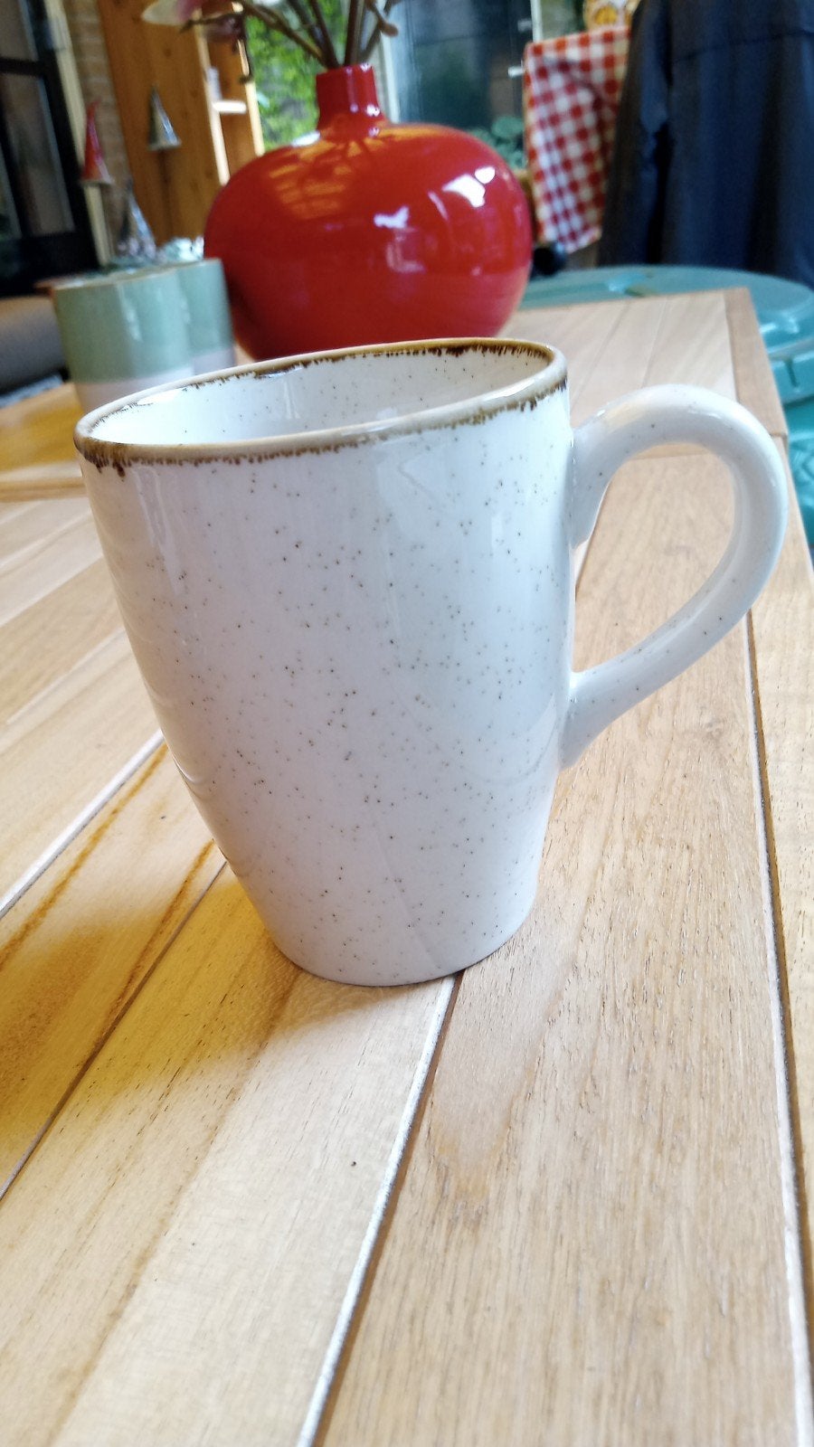 servies grote mok SIAKI 1x, Ophalen of Verzenden, Zo goed als nieuw, Overige stijlen, Kop(pen) en/of Schotel(s)