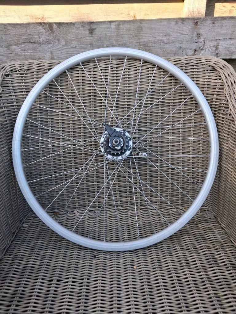 achterwiel met Shimano Nexus 7 en terugtraprem, Ophalen of Verzenden, Aluminium
