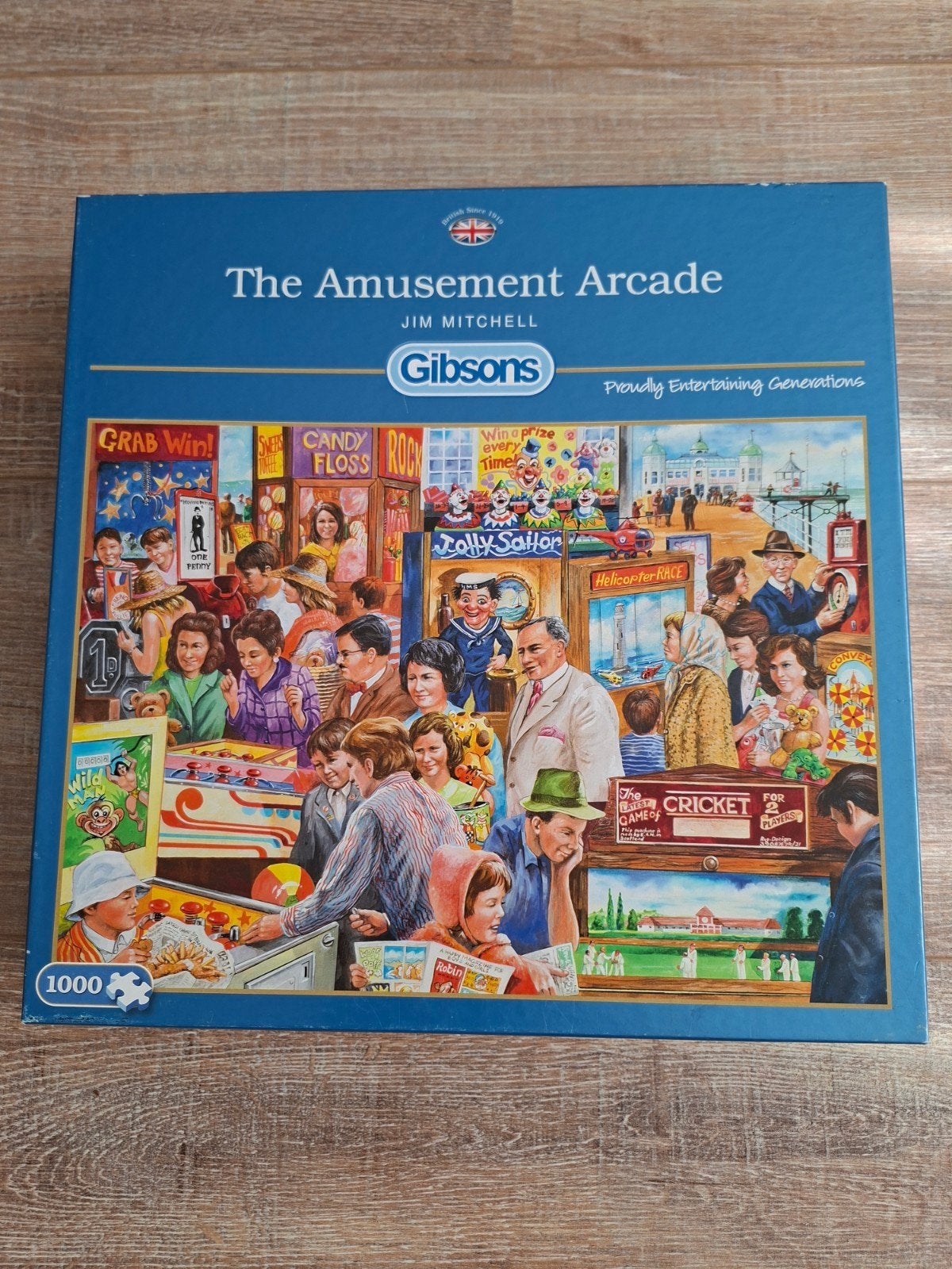 Gibson puzzel The Amusement Arcade, Ophalen of Verzenden, 500 t/m 1500 stukjes, Zo goed als nieuw