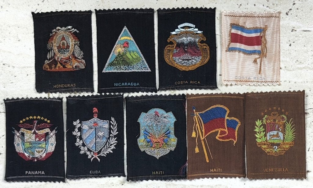 9 Turmac zijdjes Alle landen verenigd circa 1930, Verzamelen, Ophalen of Verzenden, Zo goed als nieuw, Overige typen