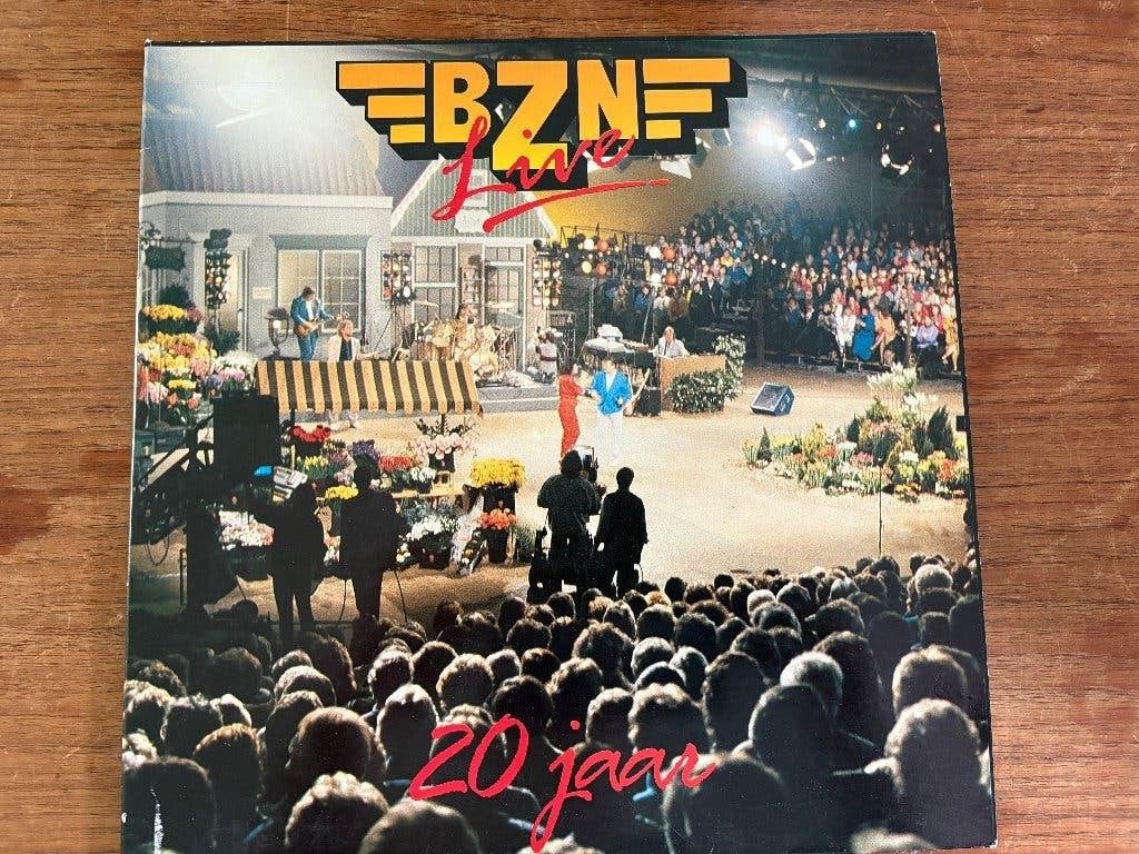 LP BZN Live 20 jaar, LP, Gebruikt, Pop, Inclusief binnenhoes