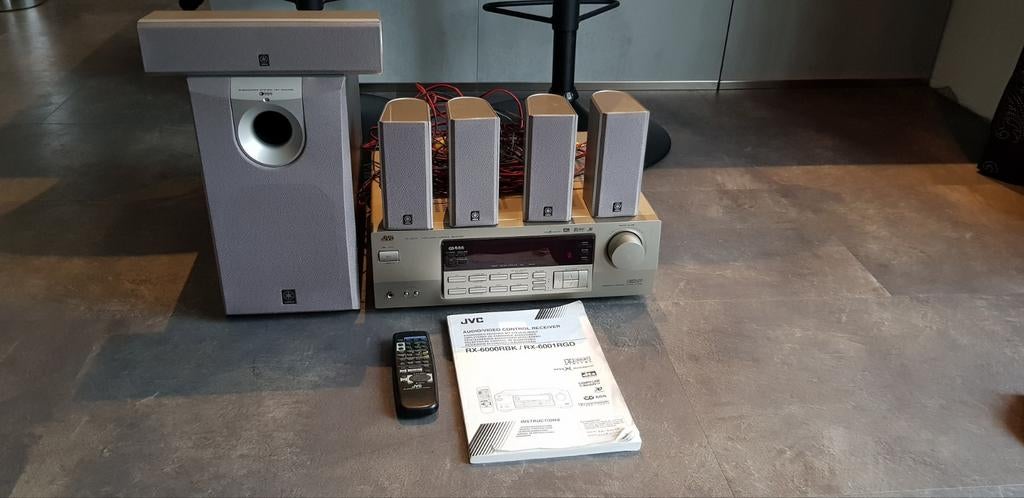 JVC Home Cinema Set met Yamaha Speakers, Alle leeftijden, Ophalen of Verzenden, Gebruikt