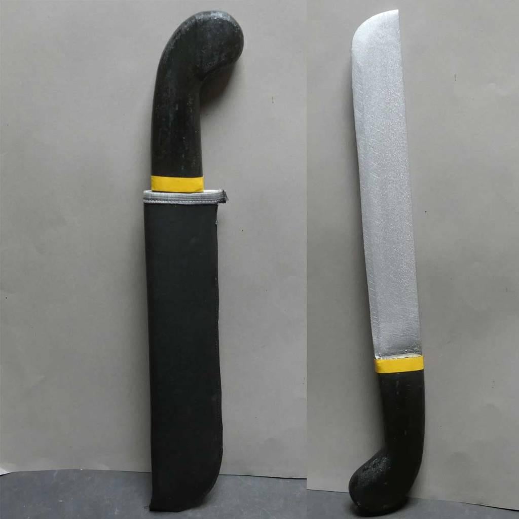 Houten oefen Golok Pencak Silat zwaard hout niet scherp GL2, Antiek en Kunst, Kunst | Niet-Westerse kunst, Ophalen of Verzenden