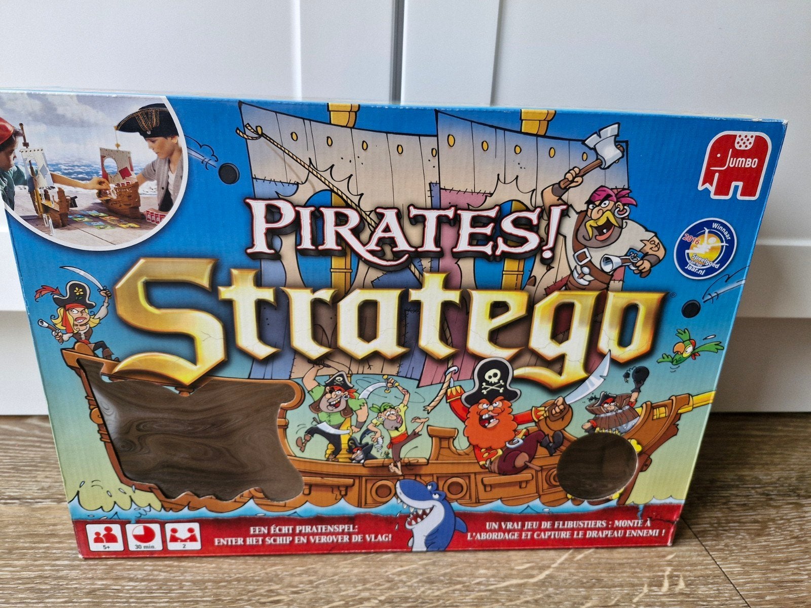 Stratego Pirates! Bordspel - Compleet met Schip, Een of twee spelers, Ophalen, Zo goed als nieuw, Jumbo
