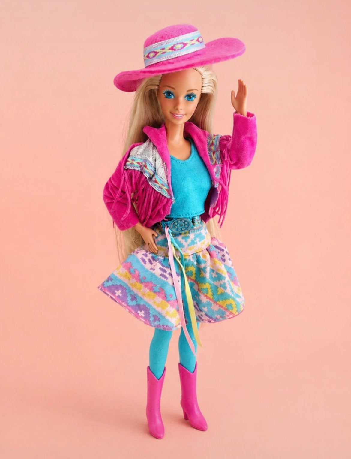Mattel Western Fun Barbie, Ophalen of Verzenden, Gebruikt, Barbie