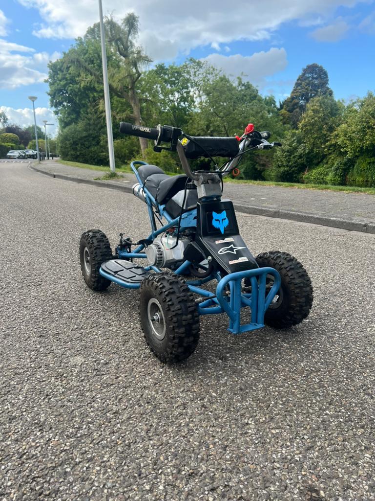 Mini quad 49cc met gloednieuw motorblok, Fietsen en Brommers, Ophalen, 49 cc