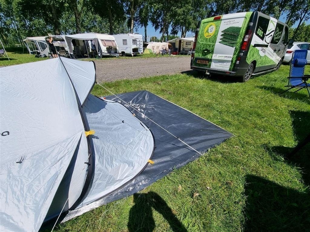 Maatwerk Tentdoek 130 gr/m² - Zilvergrijs - v.a. 4.20 breed, Ophalen of Verzenden, Nieuw
