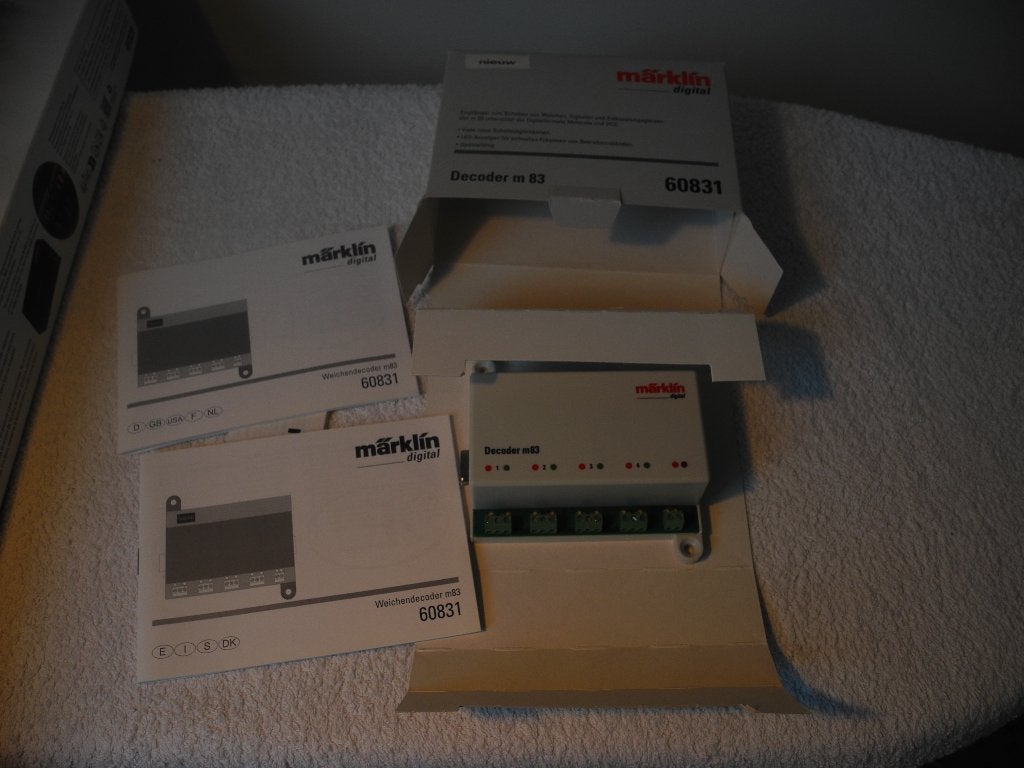 Marklin 60831 Decoder M83., Hobby en Vrije tijd, Nieuw, Ophalen of Verzenden, Märklin, Transformator of Voeding