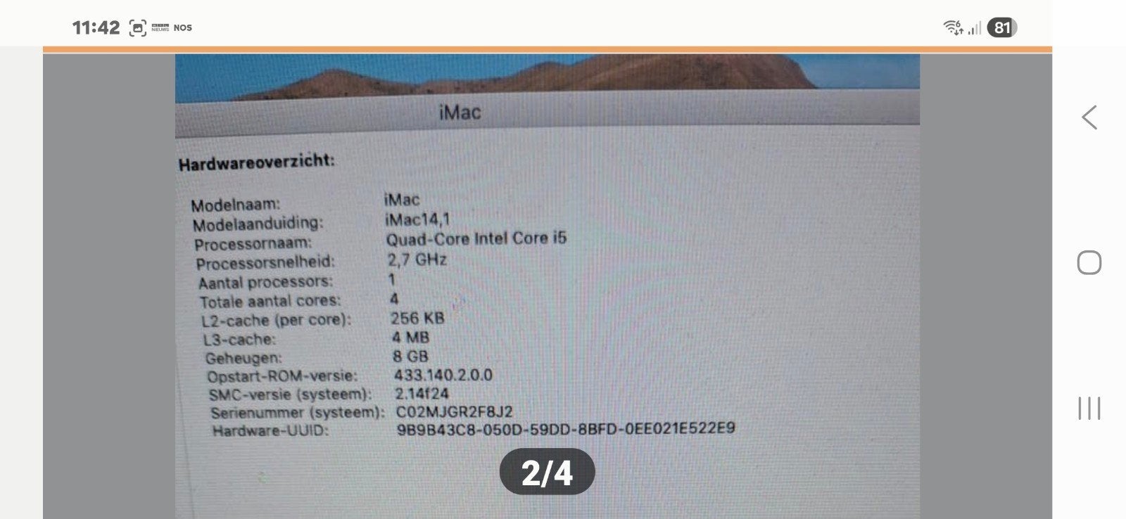Apple iMac 21,5 inch (Late 2013) – 1TB – 8GB RAM, Computers en Software, Apple Desktops, Ophalen, Gebruikt, 2 tot 3 Ghz, 8 GB
