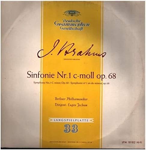 LP - Brahms - Sinfonie Nr.1 c-moll op.68 - Eugen Jochum, LP, Kamermuziek, Ophalen of Verzenden, Zo goed als nieuw
