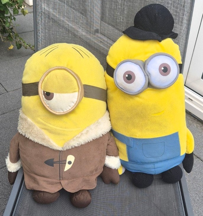 Grote Minions knuffels 60 cm - set van 2, Ophalen, Gebruikt, Overige merken, Overige typen
