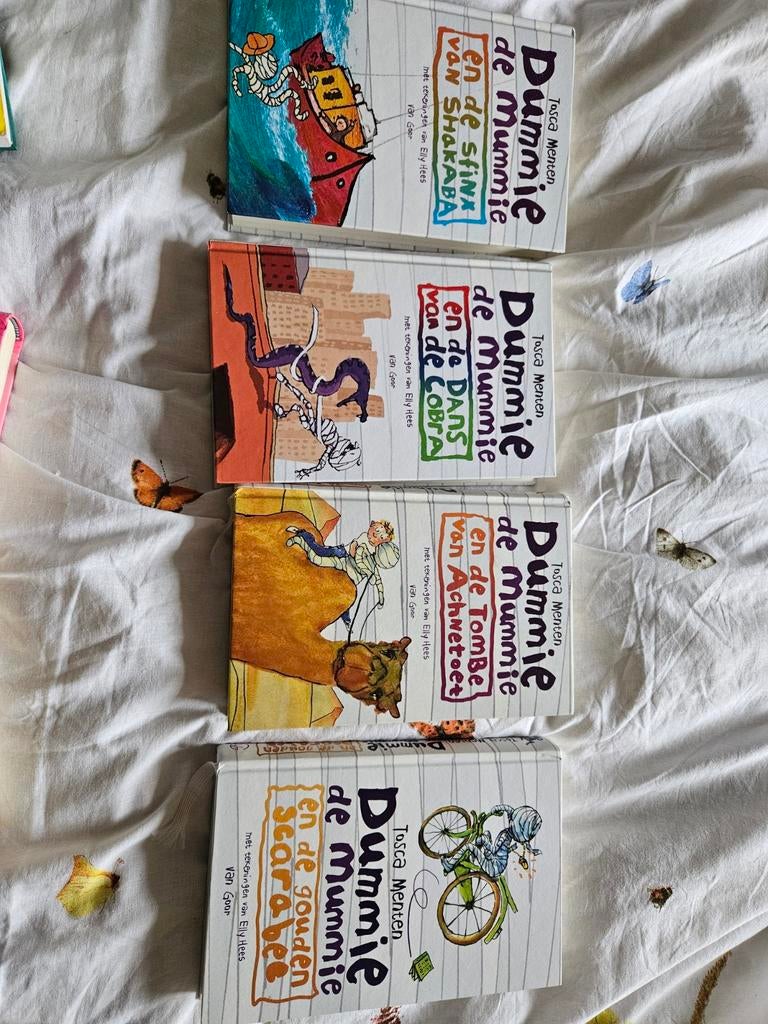 Dummie de Mummie boeken - 4-delige set, Ophalen of Verzenden, Gelezen, Tosca Menten, Fictie algemeen