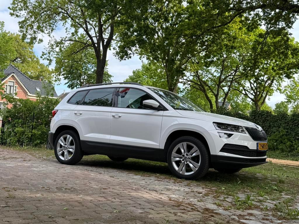 Skoda Karoq 1.6 TDI Greentech 115pk Dsg-7 2019 Wit, Auto's, Skoda, 4 cilinders, Wit, Karoq, Diesel