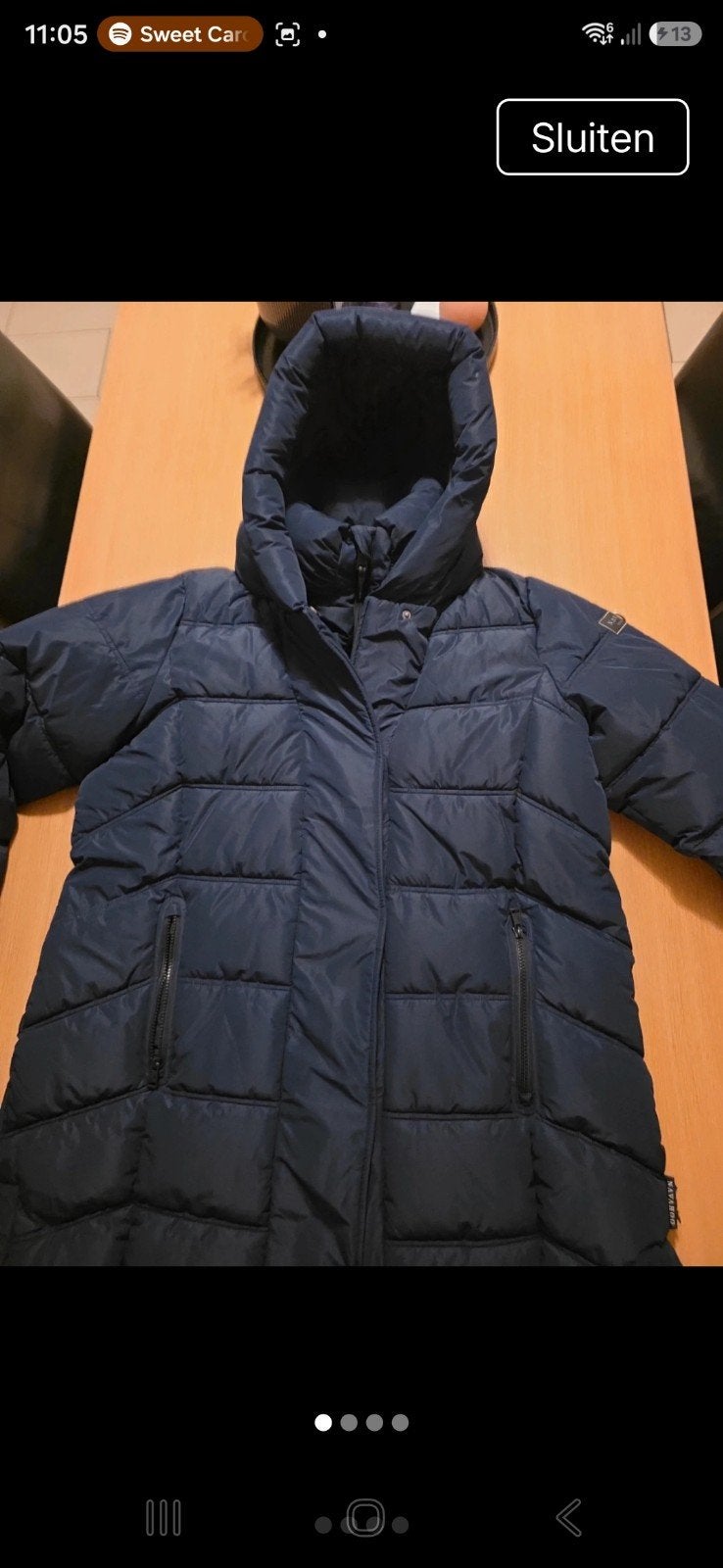 Navahoo winterjas dames - Maat xxxl - Donkerblauw, Navahoo, Blauw, Maat 46/48 (XL) of groter, Ophalen of Verzenden