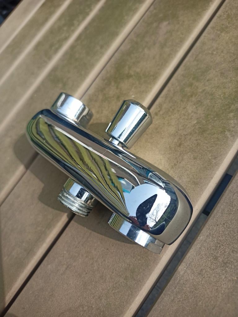 Omschakelbare uitloop douche mengkraan 1/2", Ophalen of Verzenden, Douche