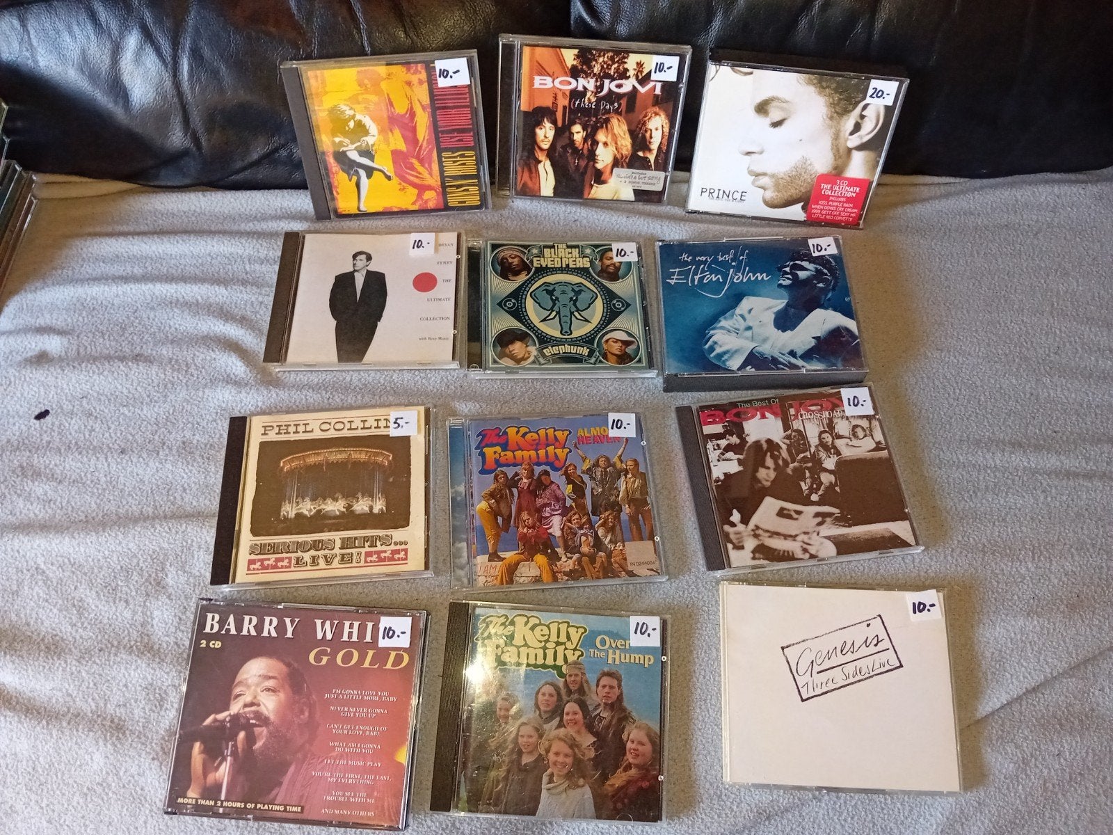 CD'S VAN DIVERSE ARTIESTEN MET QUEEN BON JOVI  PHIL COLLINGS, Ophalen of Verzenden, Zo goed als nieuw, Pop