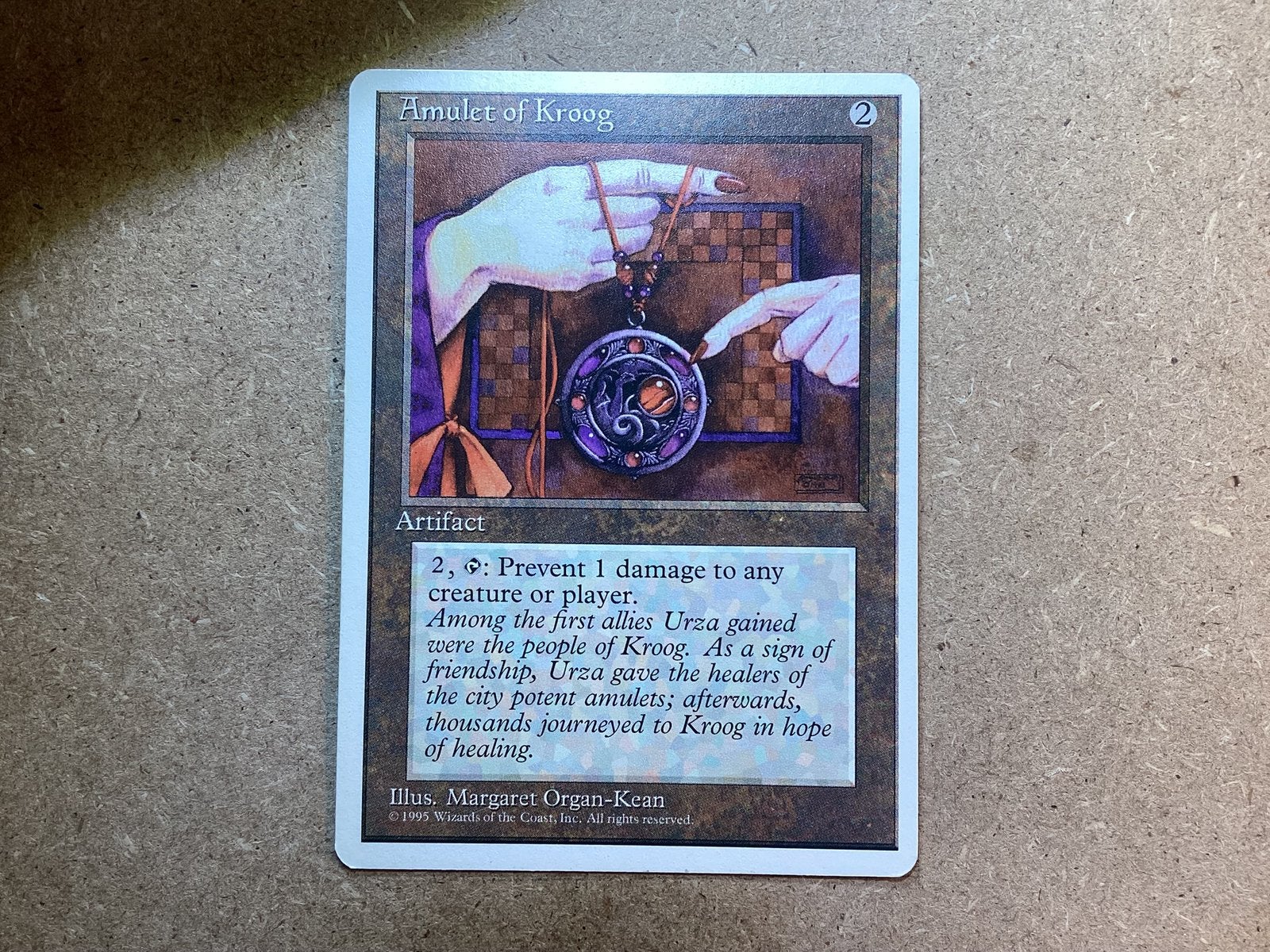 1x Amulet of Kroog (Excellent), Ophalen of Verzenden, Zo goed als nieuw, Losse kaart