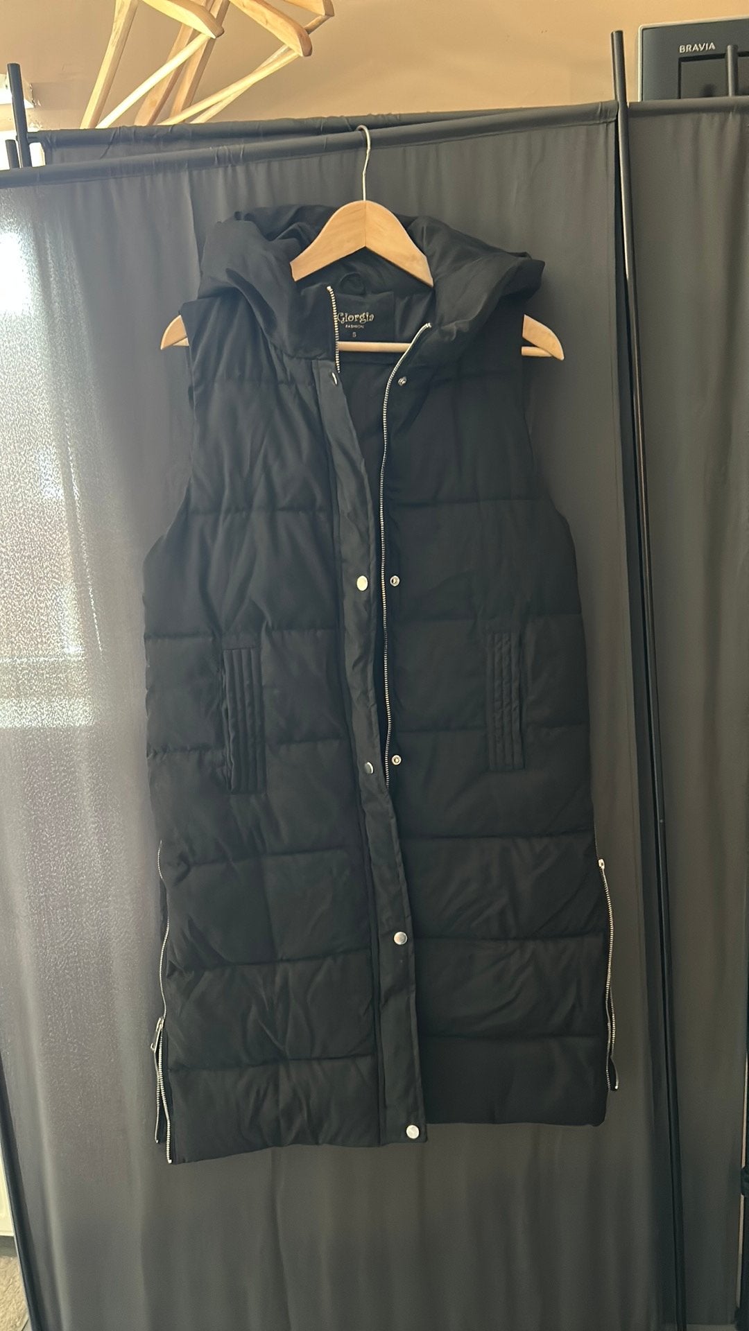 Jas, Kleding | Dames, Bodywarmers, Ophalen, Zo goed als nieuw, Maat 36 (S), Zwart
