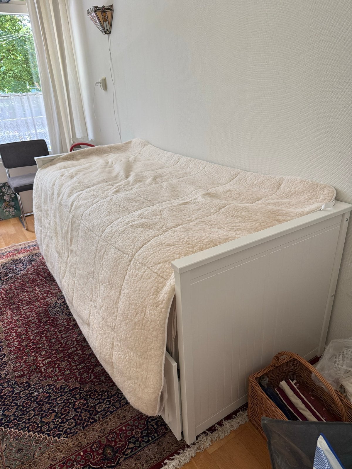 Schapen Topper van Texel - Comfortabel en Warm, Huis en Inrichting, Gebruikt, 90 cm, Eenpersoons, Ophalen of Verzenden