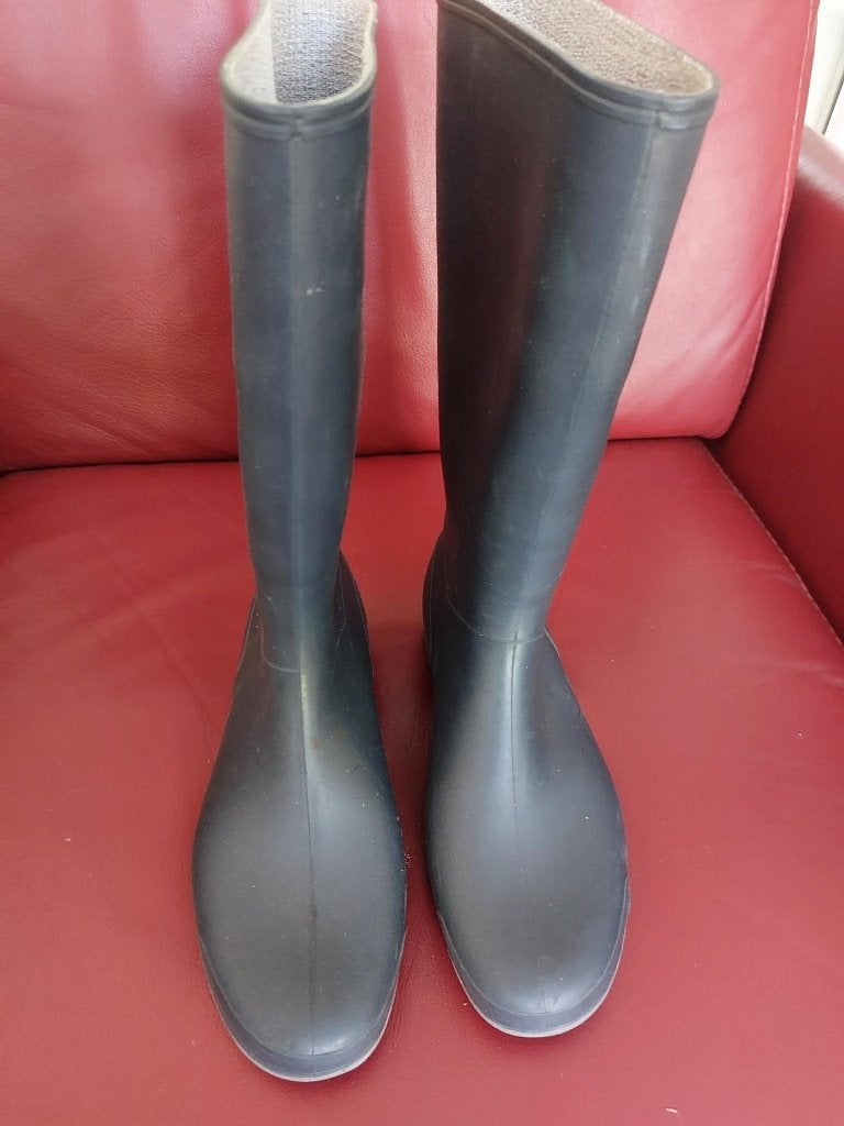 Blauwe regenlaarzen merk Dunlop maat 40, Ophalen of Verzenden, Gebruikt, Kinderen, Laarzen