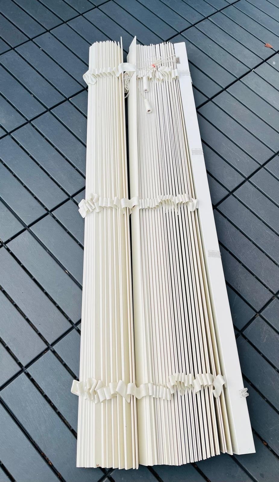 Witte jaloezieë 120x240, Ophalen of Verzenden, Gebruikt, Wit