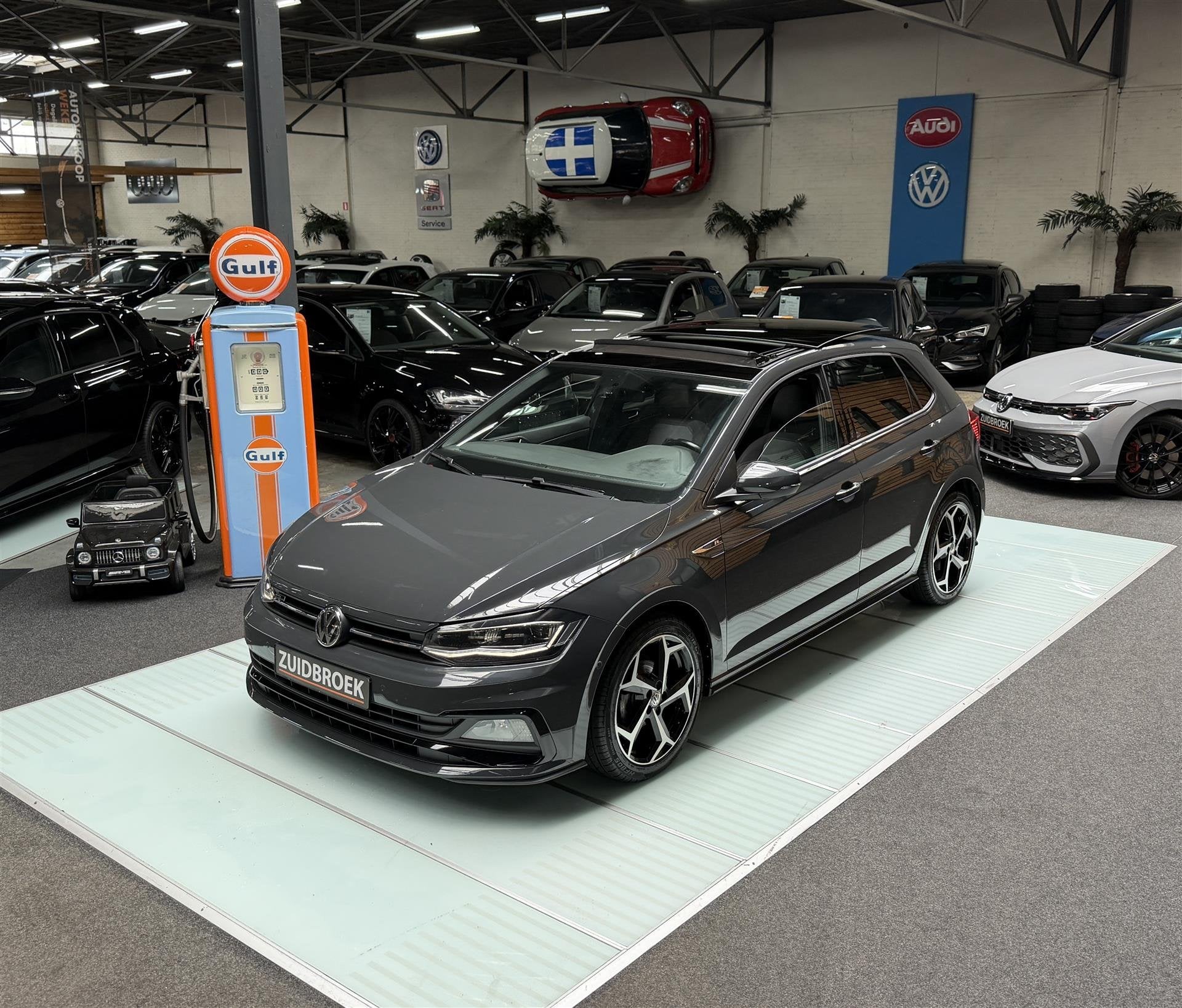 Volkswagen Polo 1.0 TSI R-Line | Pano | Navi | clima 5-Drs, Auto's, Gebruikt, Euro 6, 95 pk, 1055 kg