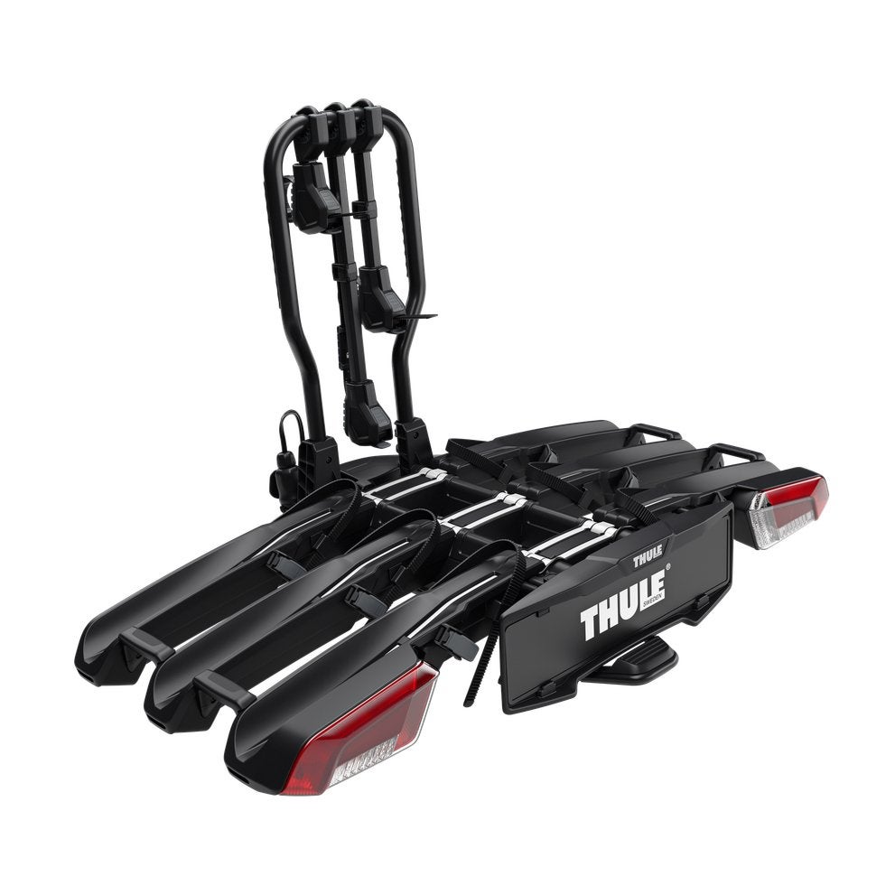 Thule easyfold 3 fietsendrager te huur | €8 per dag, Ophalen, 3 fietsen of meer, Elektrische fiets, Zo goed als nieuw